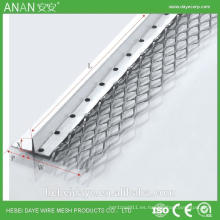 China alibaba afilado afilado metal galvanizado soldado esquina de perlas de malla de alambre precio